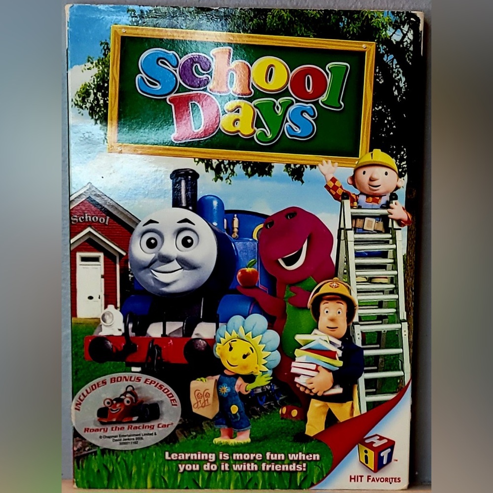 School Days DVD with Thomas & Friends, Barney 2009
